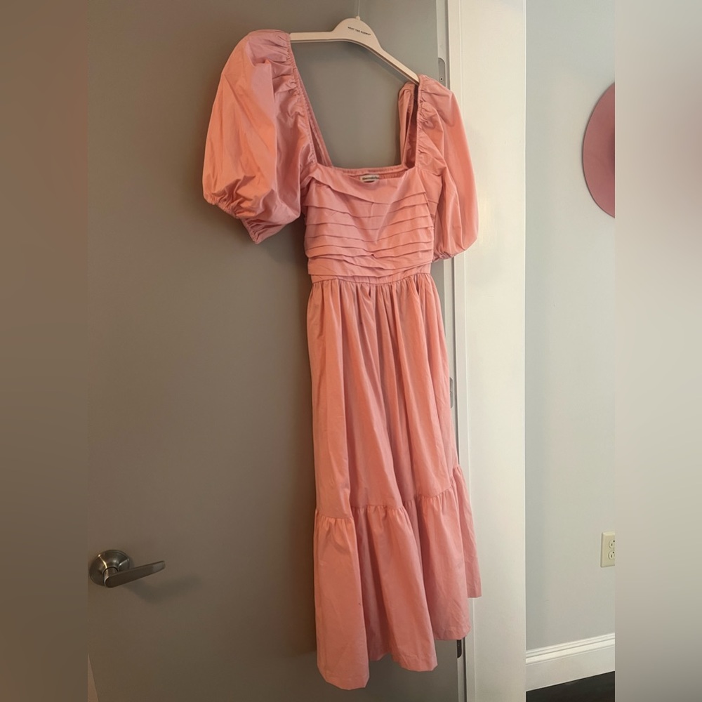 Abercrombie & Fitch Poplin Midi Dress